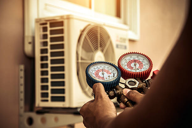 Professional Furnace Repair technician working in Spring, TX